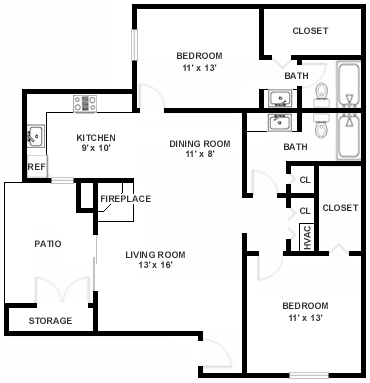 2 Bedroom Apartment - Windward